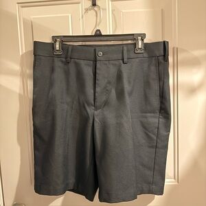 Grand Slam Black Flat Front Men's Shorts